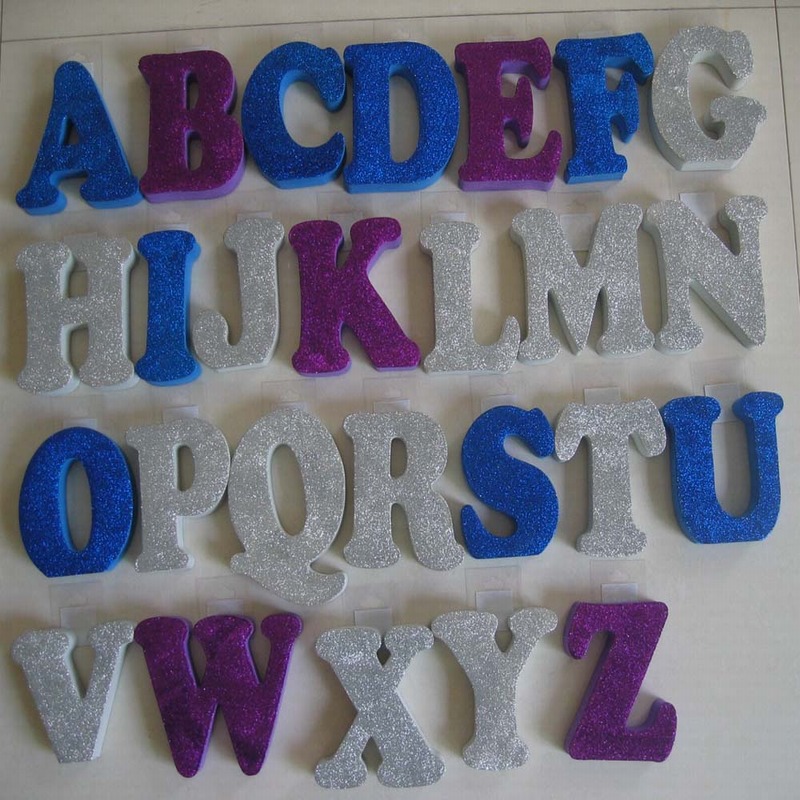 Foam letter