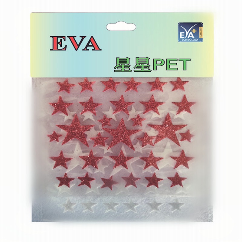 Foam stars PET Foam stickers PET Foam Glitters PET