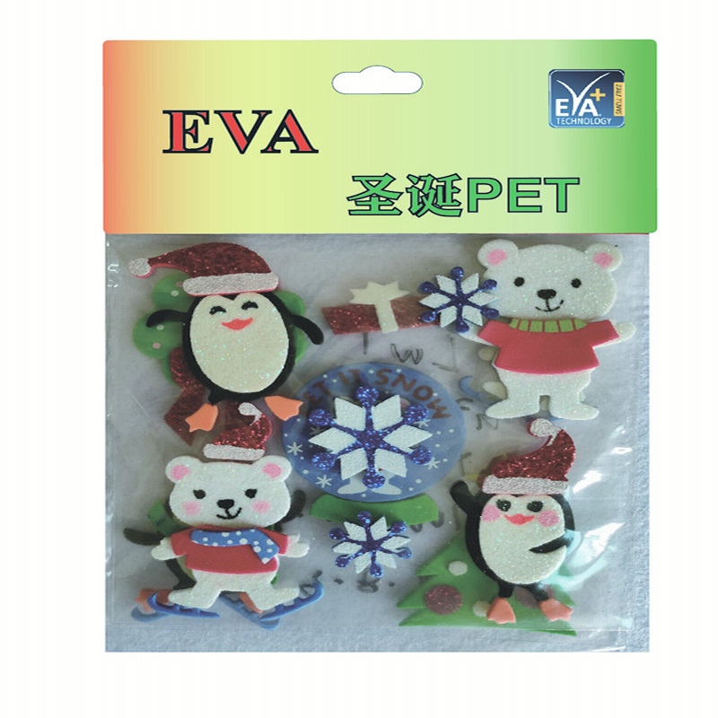 Foam Xmas PET Foam Glitter PET  Foam shape PET